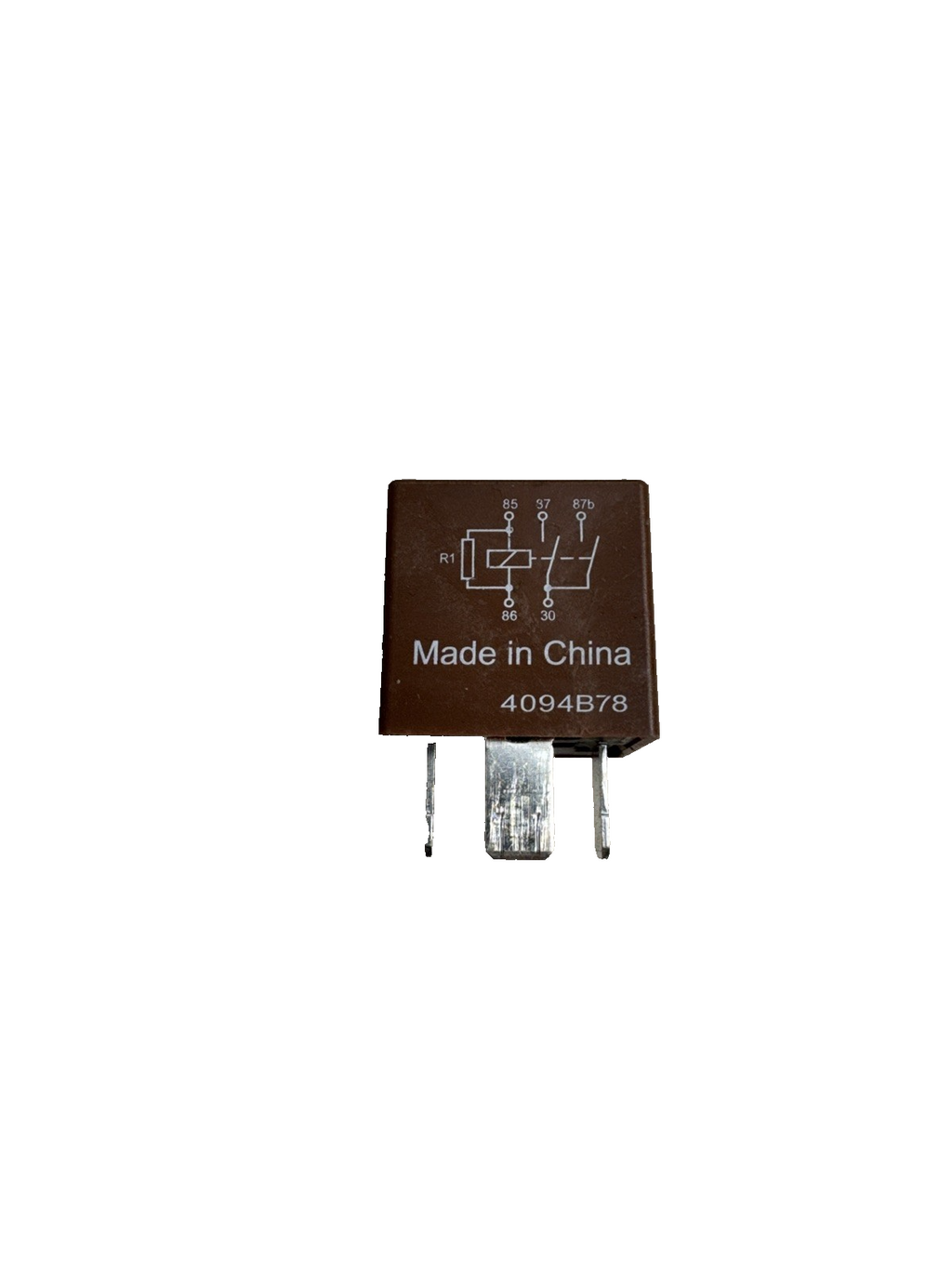 604-Vauxhall Opel Chevrolet (08-16) 5-Pin Brown Relay GM 13306940 12V/ PA66-GF45