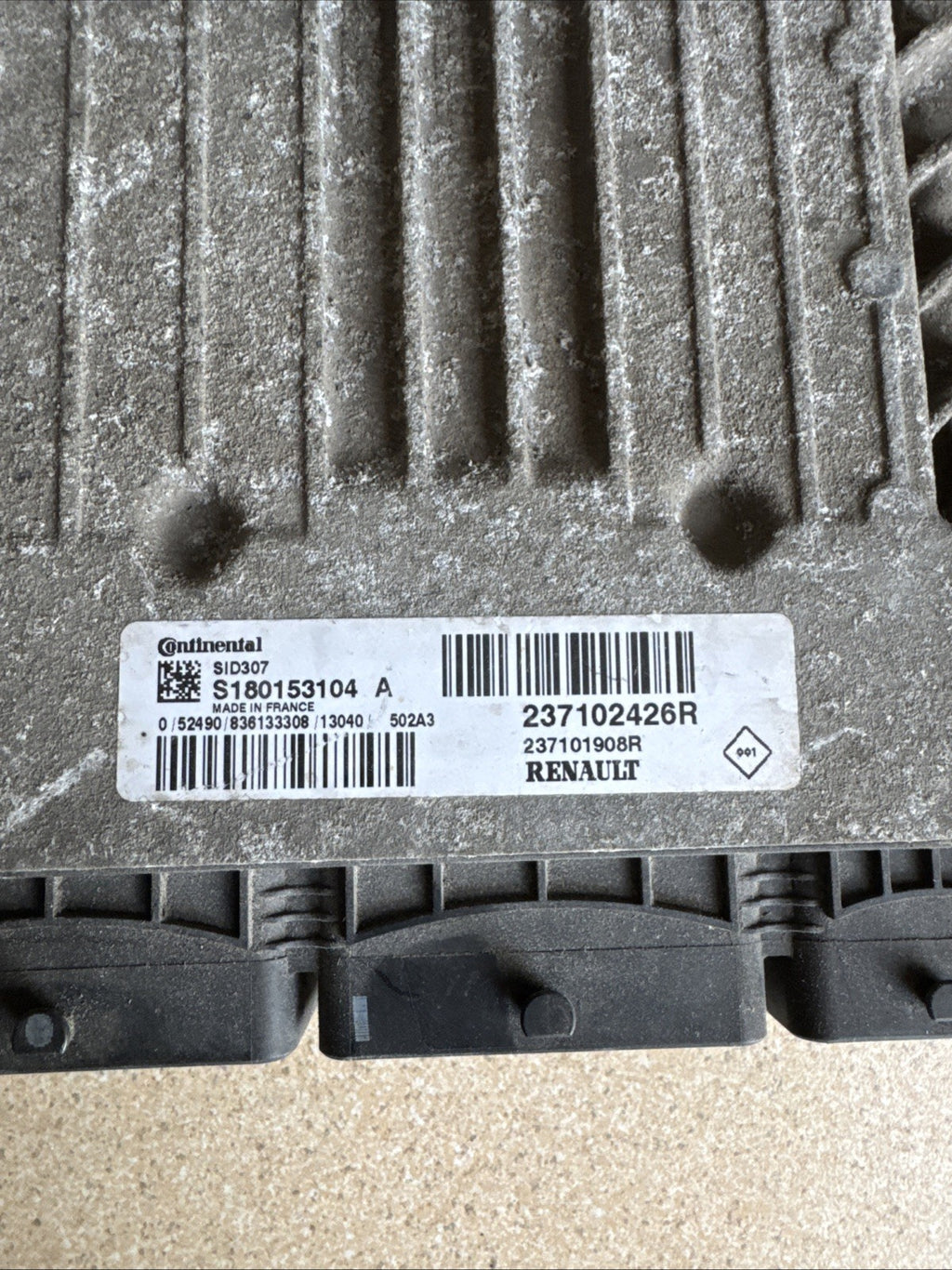 2012 RENAULT MEGANE ECU 1500DCI S180153104A 237102426R