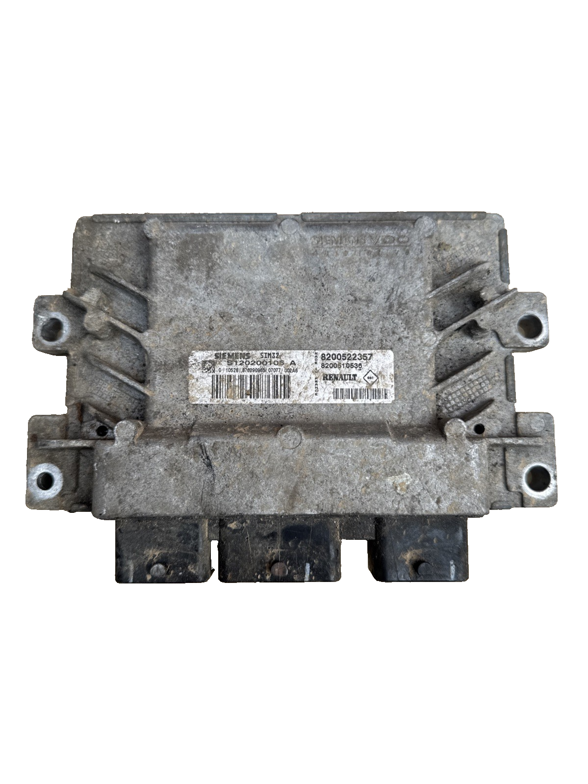2007 RENAULT CLIO ENGINE CONTROL MODULE UNIT ECU 8200522357 S120200105