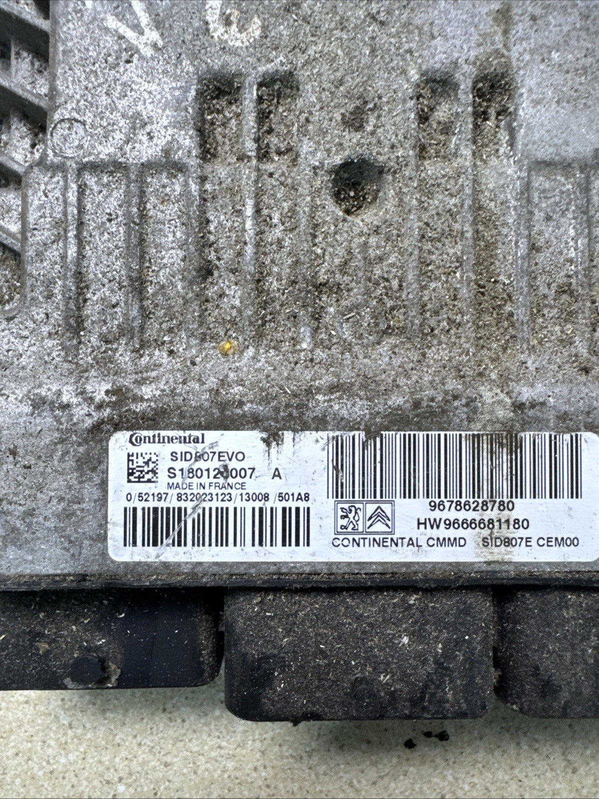 2012 CITROEN C4 PICASSO HDI ENGINE CONTROL UNIT ECU 9666681180 #10