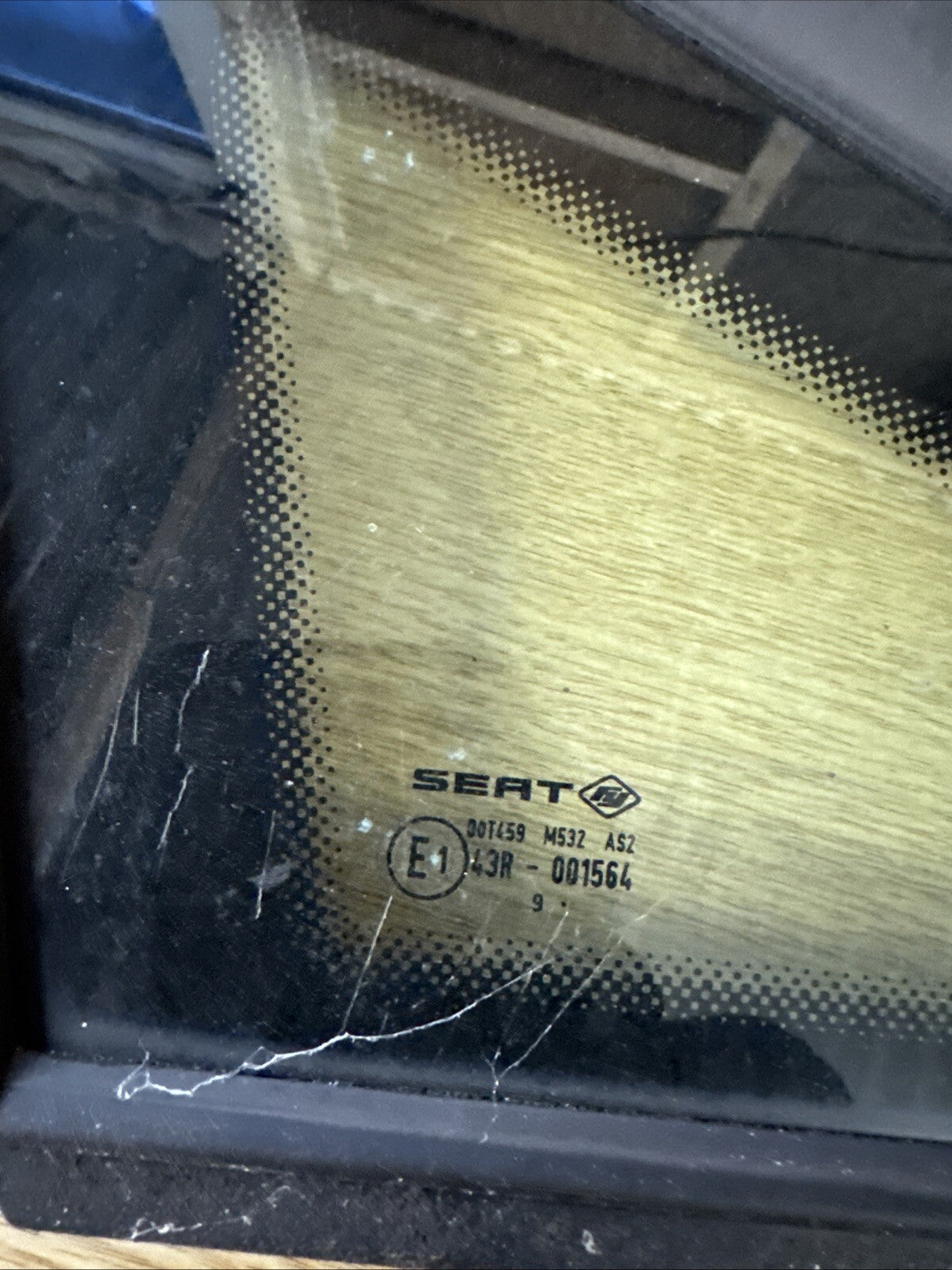 SEAT IBIZA 6J (2010) Right Front QUARTER WINDOW GLASS 43R-001564 43R-001564