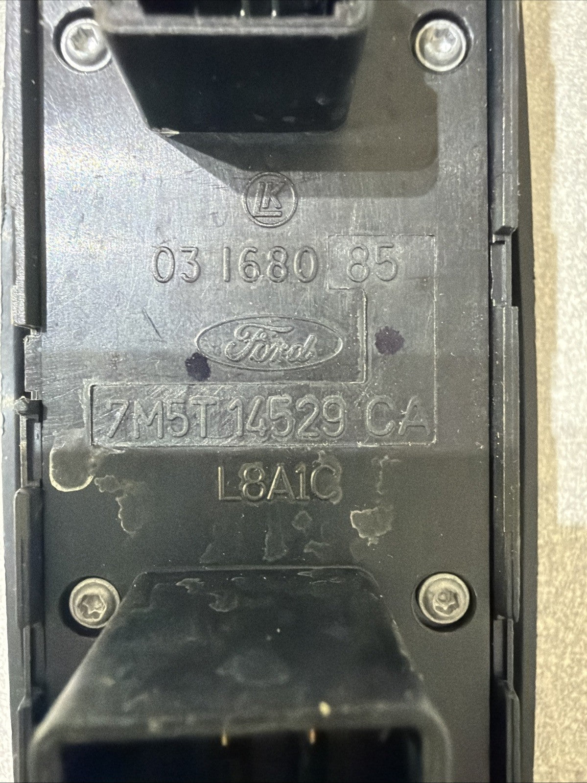 FORD C MAX 2008 DRIVER FRONT 2 WAY WINDOW AND MIRROR SWITCH PACK 7M5T-14529-CA