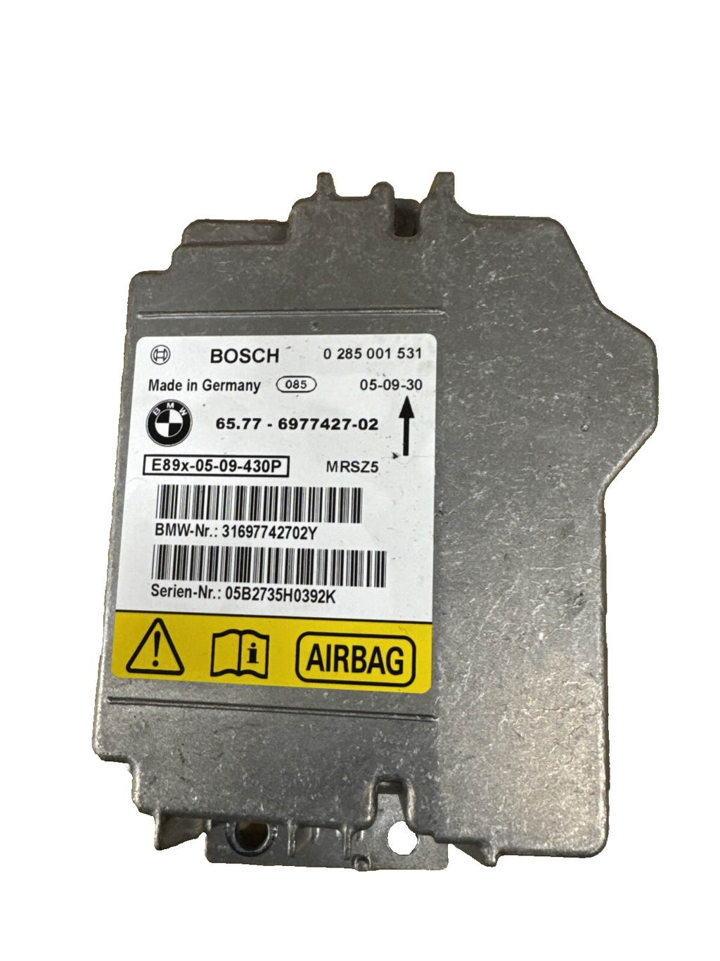 BMW 1 3 Series E81 E87 E90 E91 Control Unit Airbag ECU NO CRASH DATA 9184432