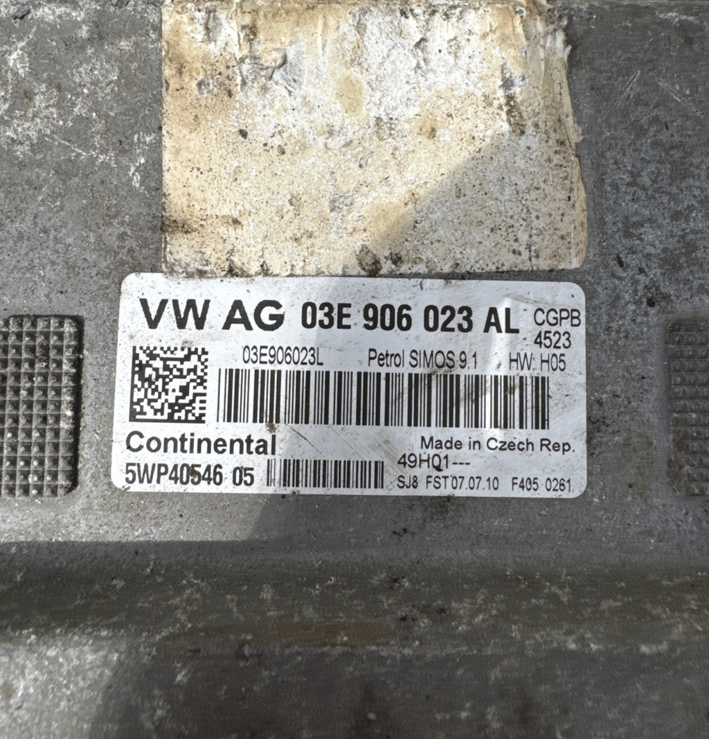 VOLKSWAGEN POLO 1.2 PETROL ENGINE CONTROL UNIT ECU 03E906023AL