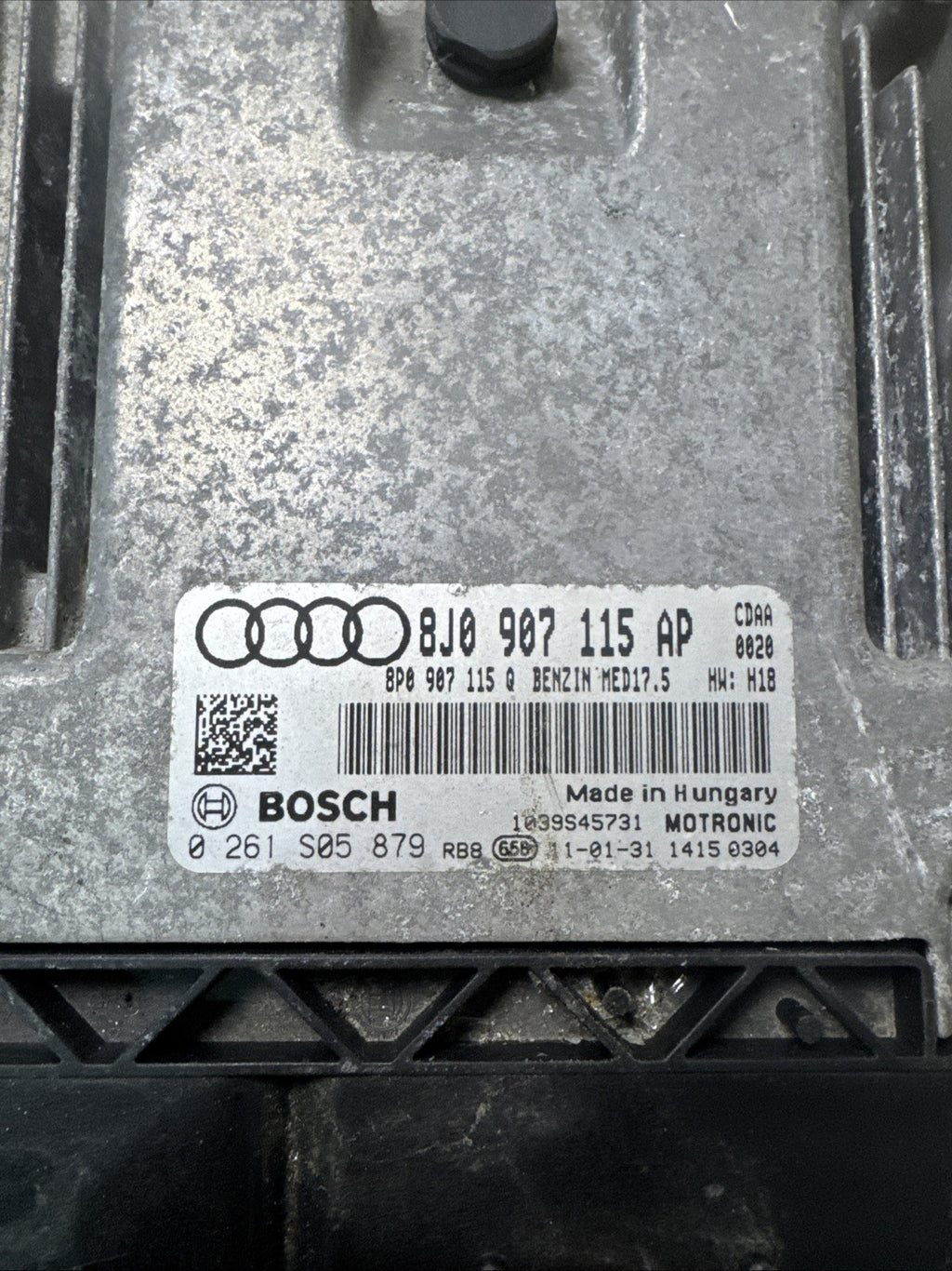 AUDI TT MK2 Engine Control Module ECU 1.8 TFSI 8J0907115AP