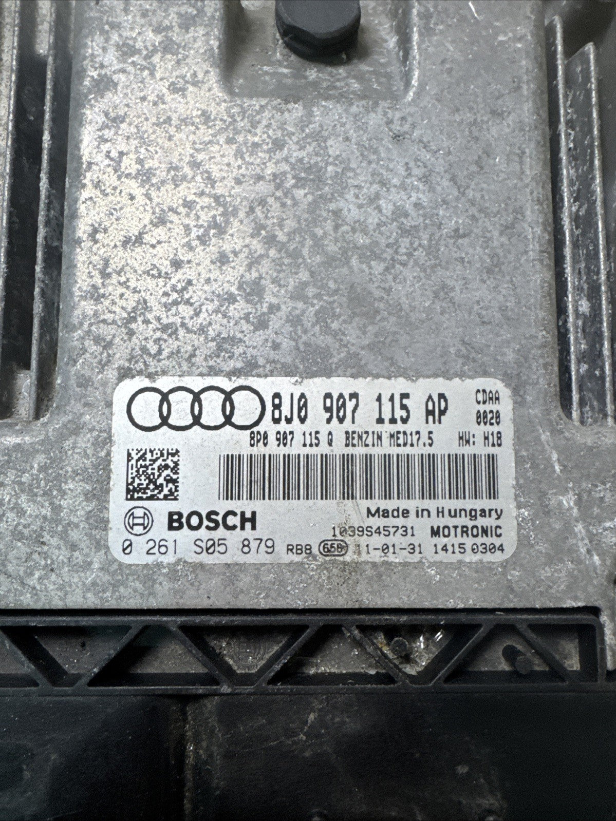 AUDI TT MK2 Engine Control Module ECU 1.8 TFSI 8J0907115AP