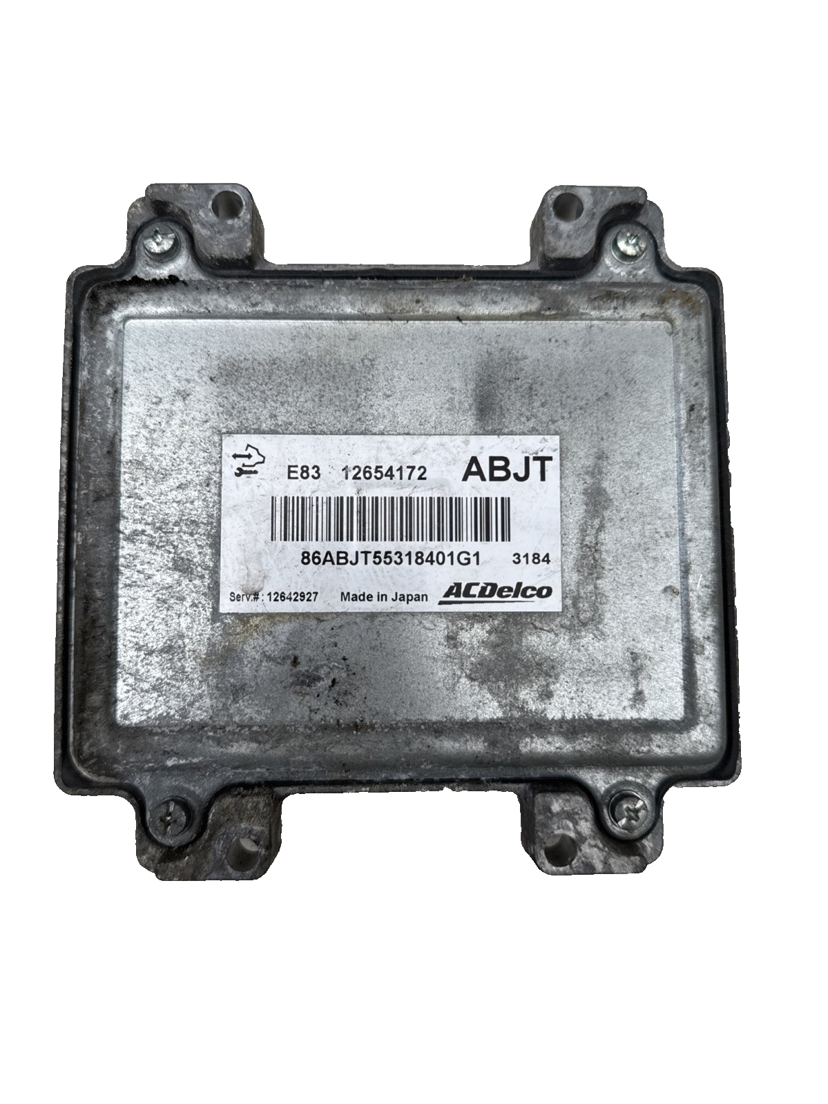 VAUXHALL ASTRA J 1.6 PETROL A16XER ENGINE CONTROL MODULE ECU 12654172