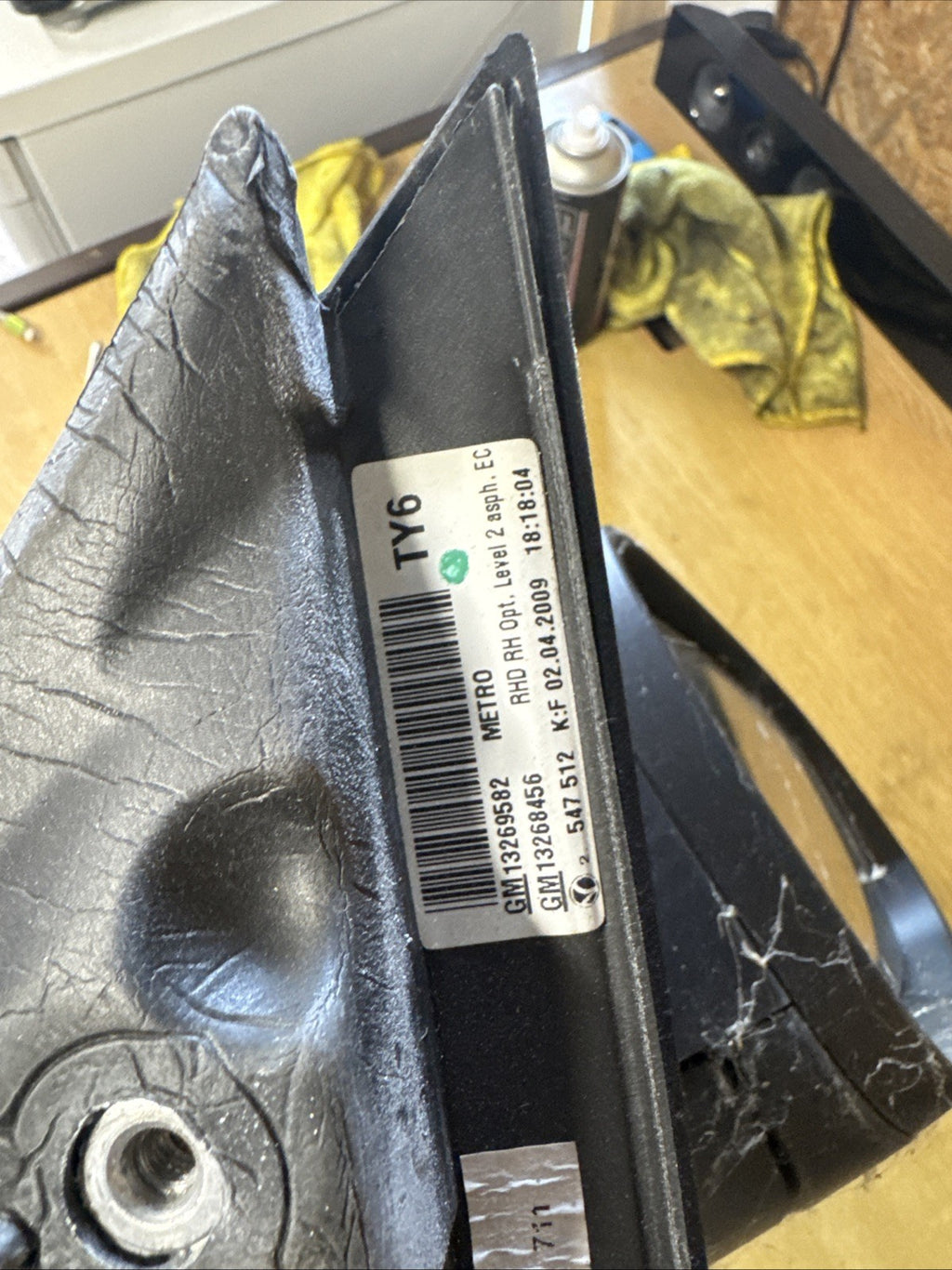 VAUXHALL INSIGNIA A G09 Right Side Wing Mirror 13269582 13268448 2010 RHD