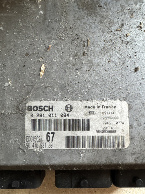 2008 CITROEN XSARA PICASSO ENGINE CONTROL UNIT ECU 0281011084 #9