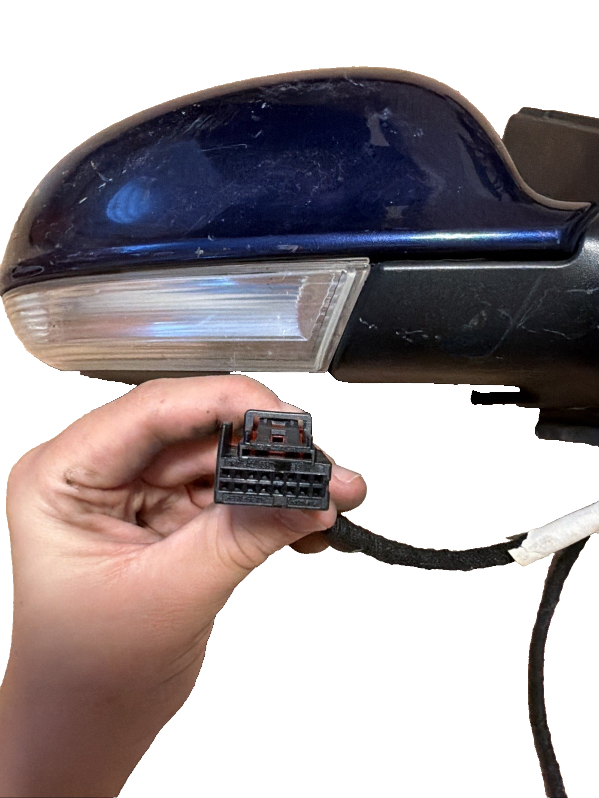 VW Golf 5 MK5 (07- 09) Estate Right Side Electric Heated Door Mirror Magic Black