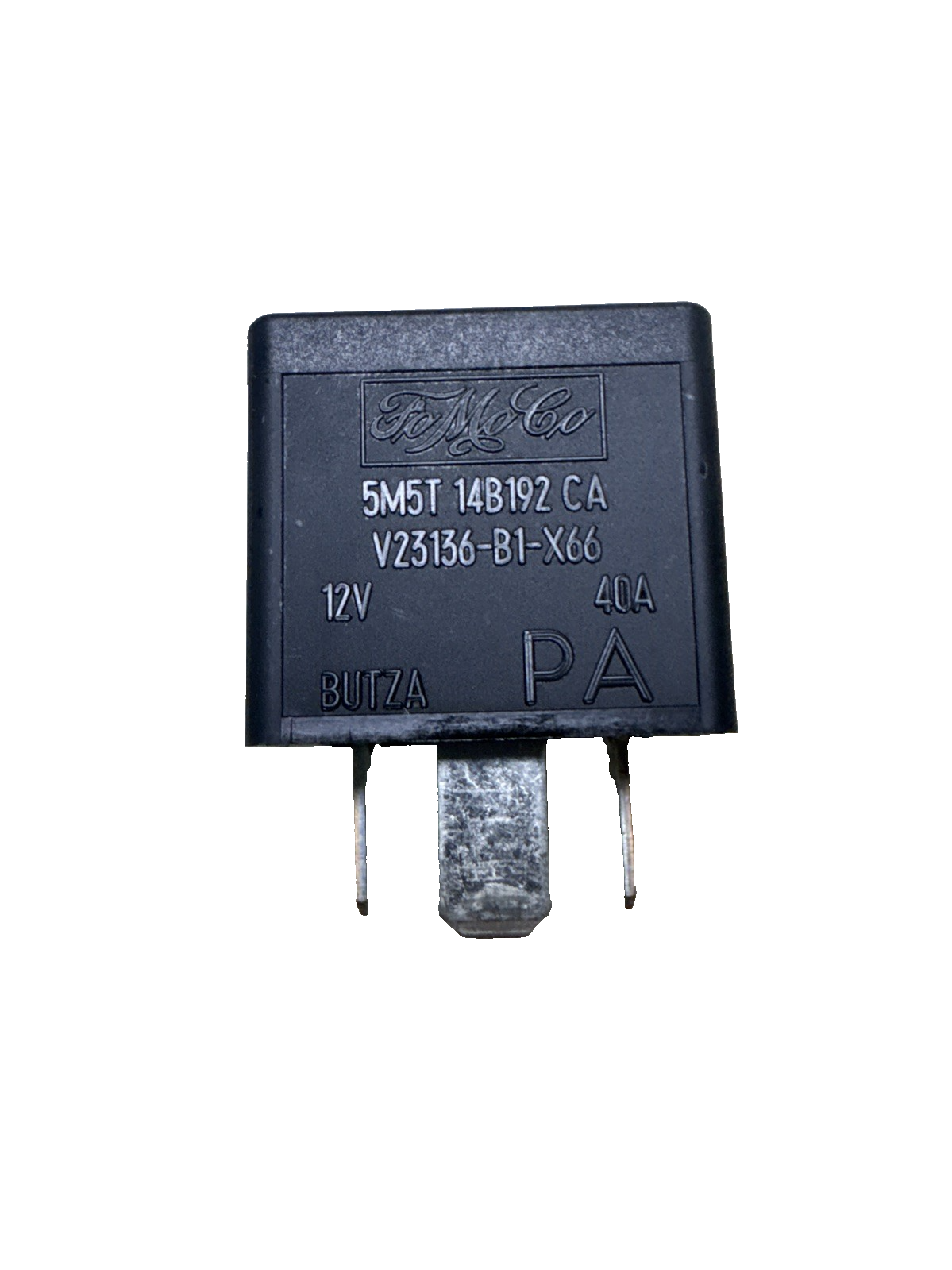 Ford (05-16) Multi-Use 4-Pin Black Relay 12V 40A FoMoCo 5M5T-14B192-CA