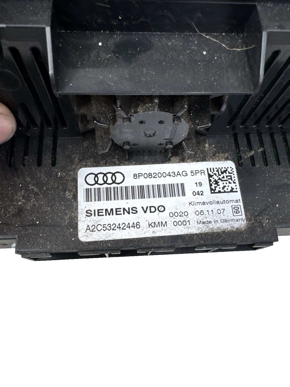 2011 Audi A3 TDI S Line MK2 Climate Control Sportback 5dr 8P0820043BM