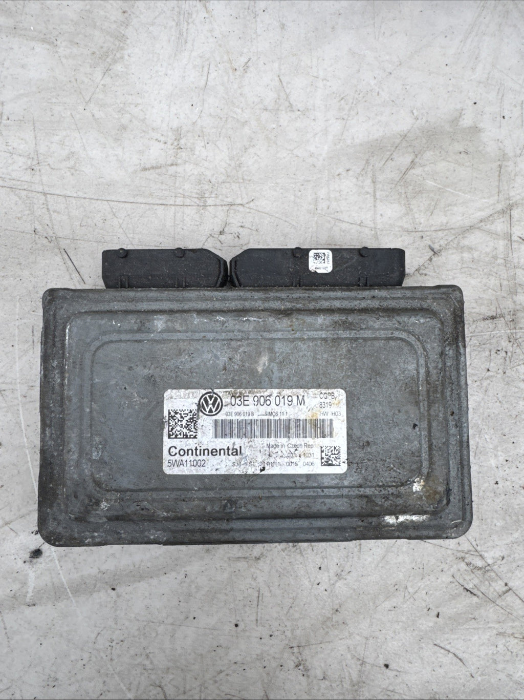 VOLKSWAGEN POLO MATCH 1.2PETROL MK5 5DR 2012 ENGINE CONTROL UNIT ECU 03E906019M