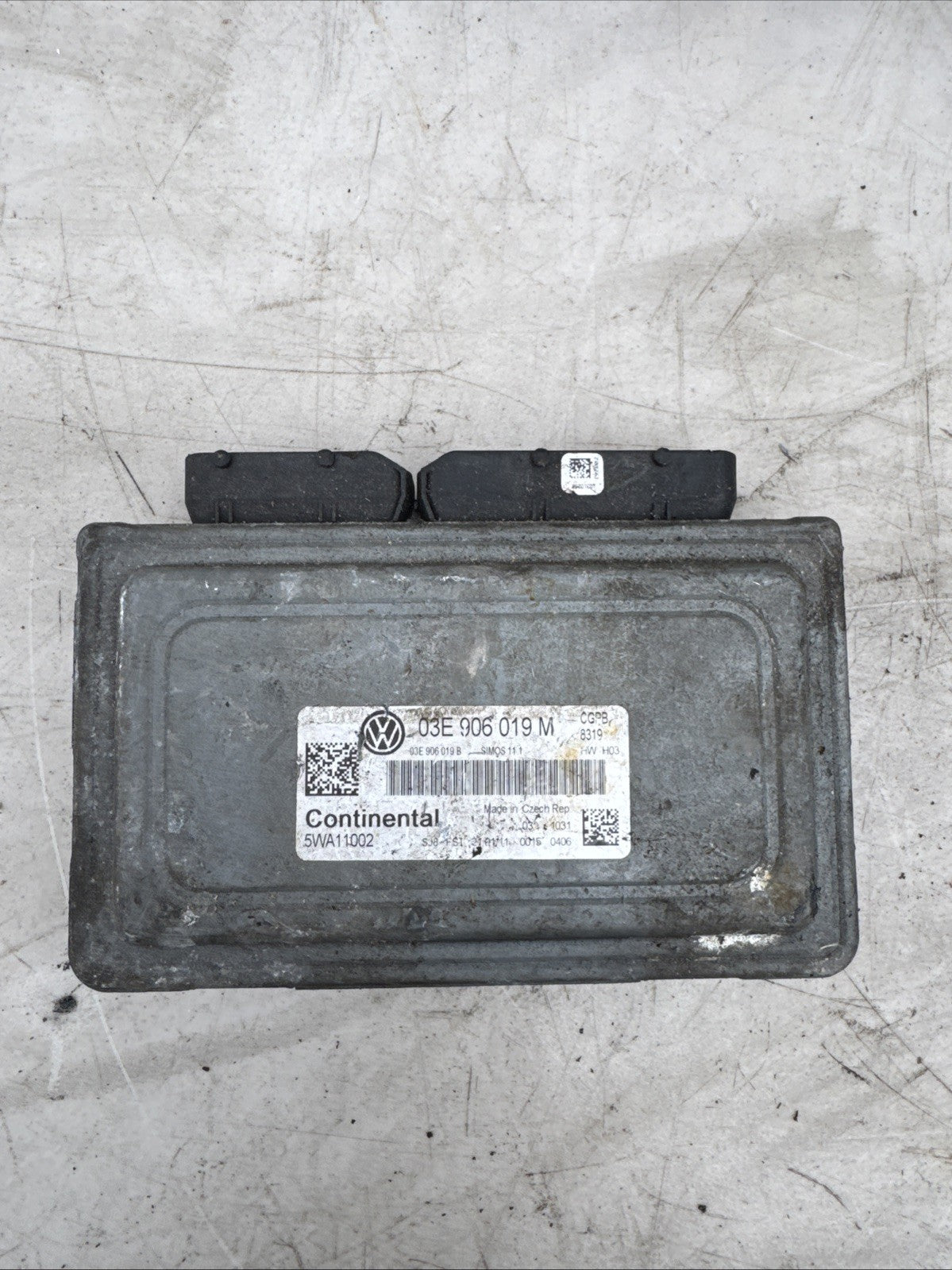 VOLKSWAGEN POLO MATCH 1.2PETROL MK5 5DR 2012 ENGINE CONTROL UNIT ECU 03E906019M