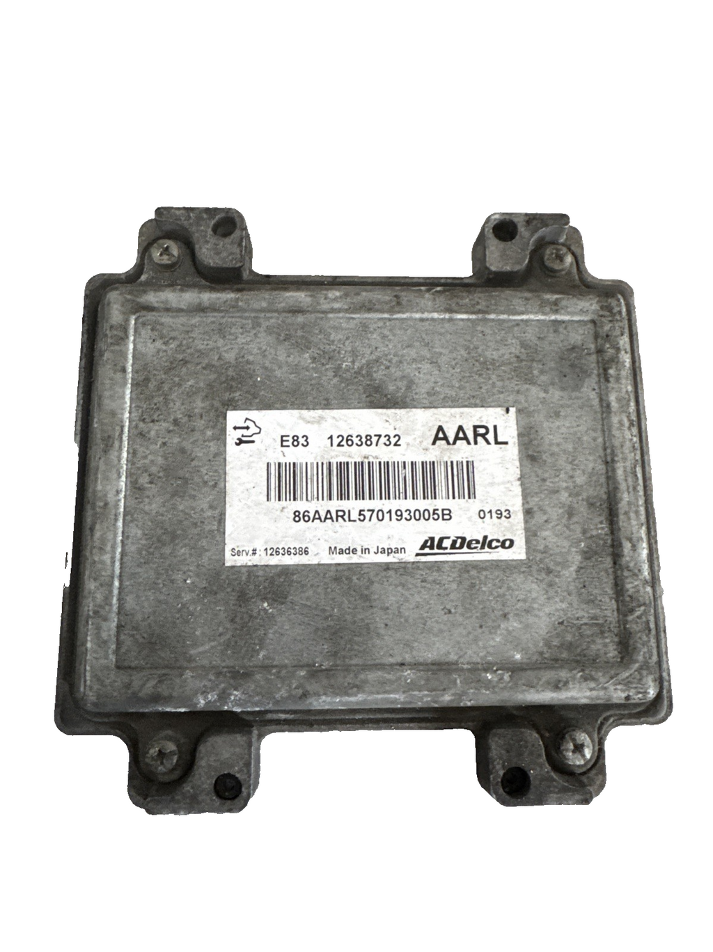 2010 VAUXHALL MERIVA B 1.4 PETROL ENGINE CONTROL UNIT ECU 12638732
