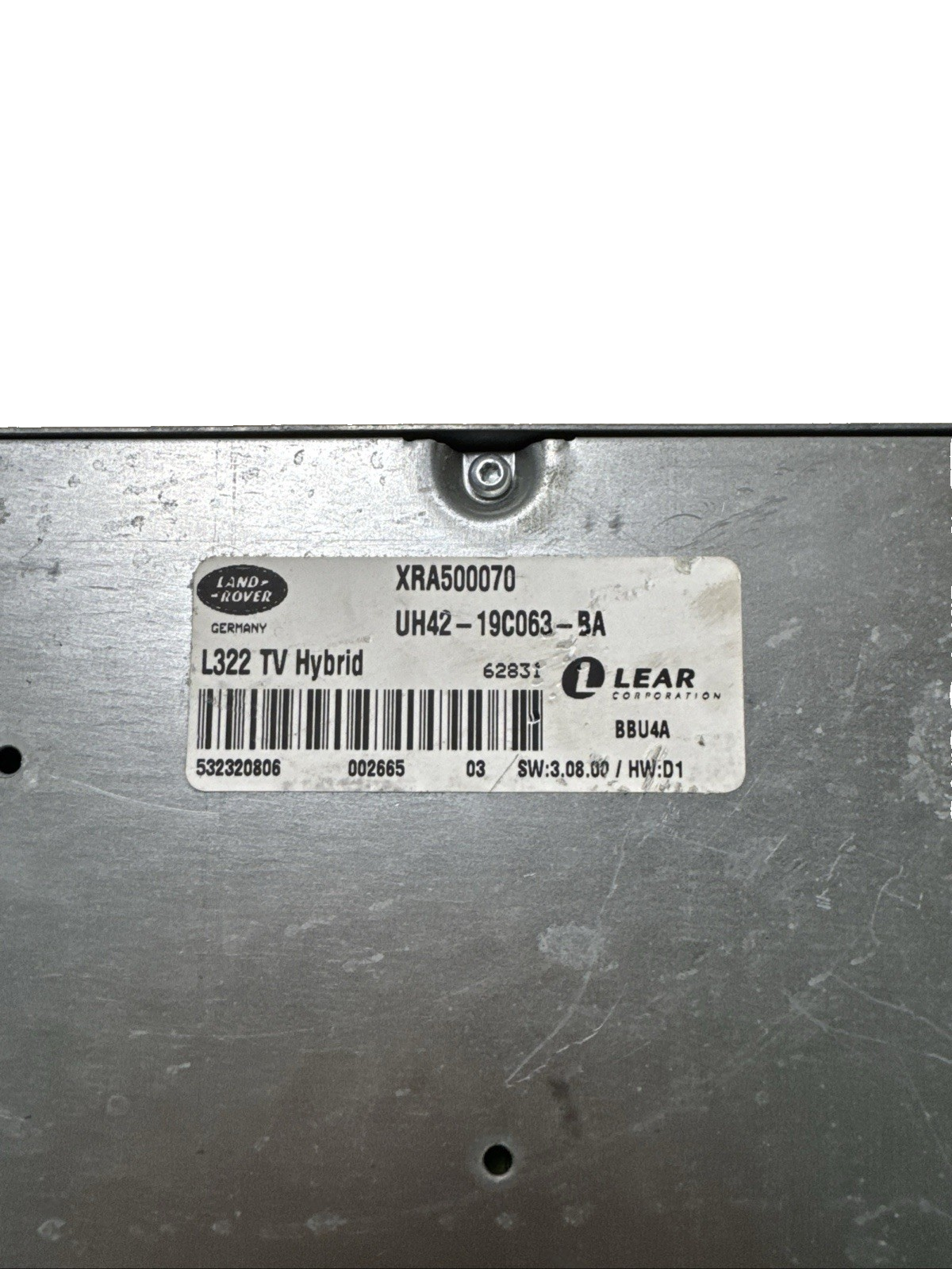 LAND ROVER Range Rover Vogue Tdv8 A Tv Hybrid Control Module xra500070