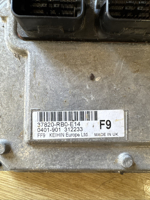 2009 HONDA JAZZ 1.3L Petrol ECU 37820RB0E14