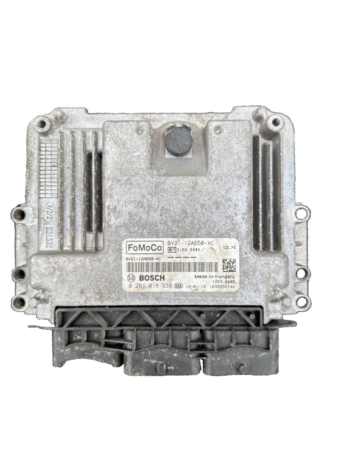 2012 FORD FIESTA ENGINE ECU 1.6 DIESEL TZJB BV2112A650XC