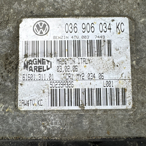 2005 SEAT IBIZA ENGINE CONTROL UNIT ECU 036906034KC A545