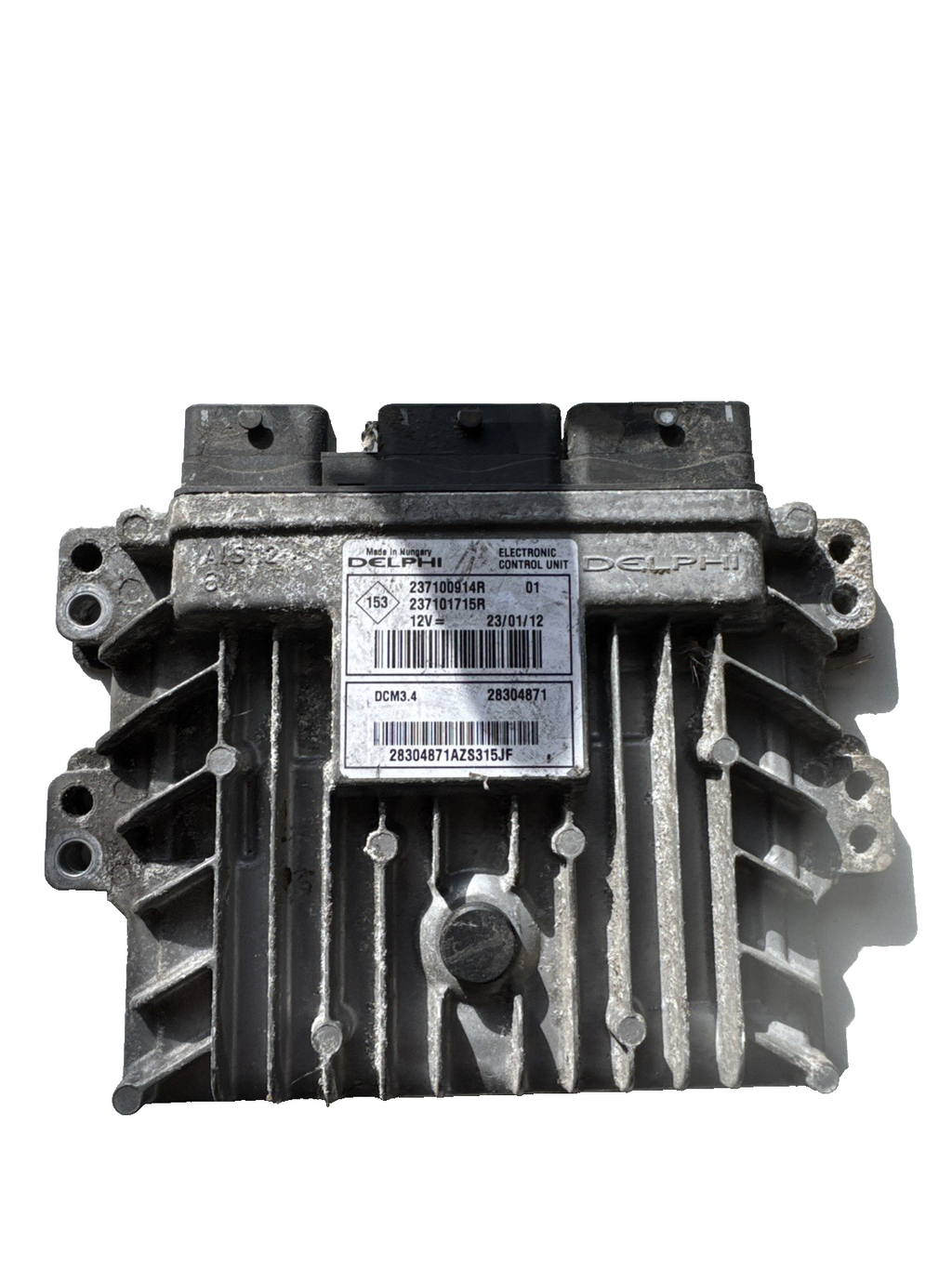 RENAULT MEGANE 3 ECU ENGINE 1.5 DCI DIESEL K9K834 DELPHI 237100914R 2008-2016