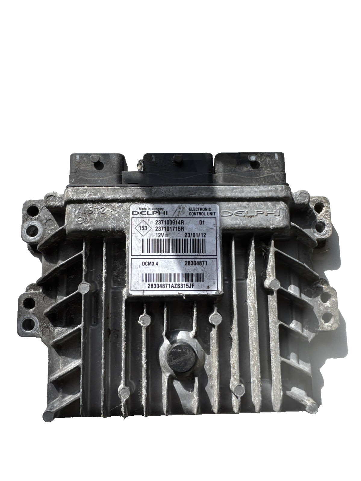 RENAULT MEGANE 3 ECU ENGINE 1.5 DCI DIESEL K9K834 DELPHI 237100914R 2008-2016