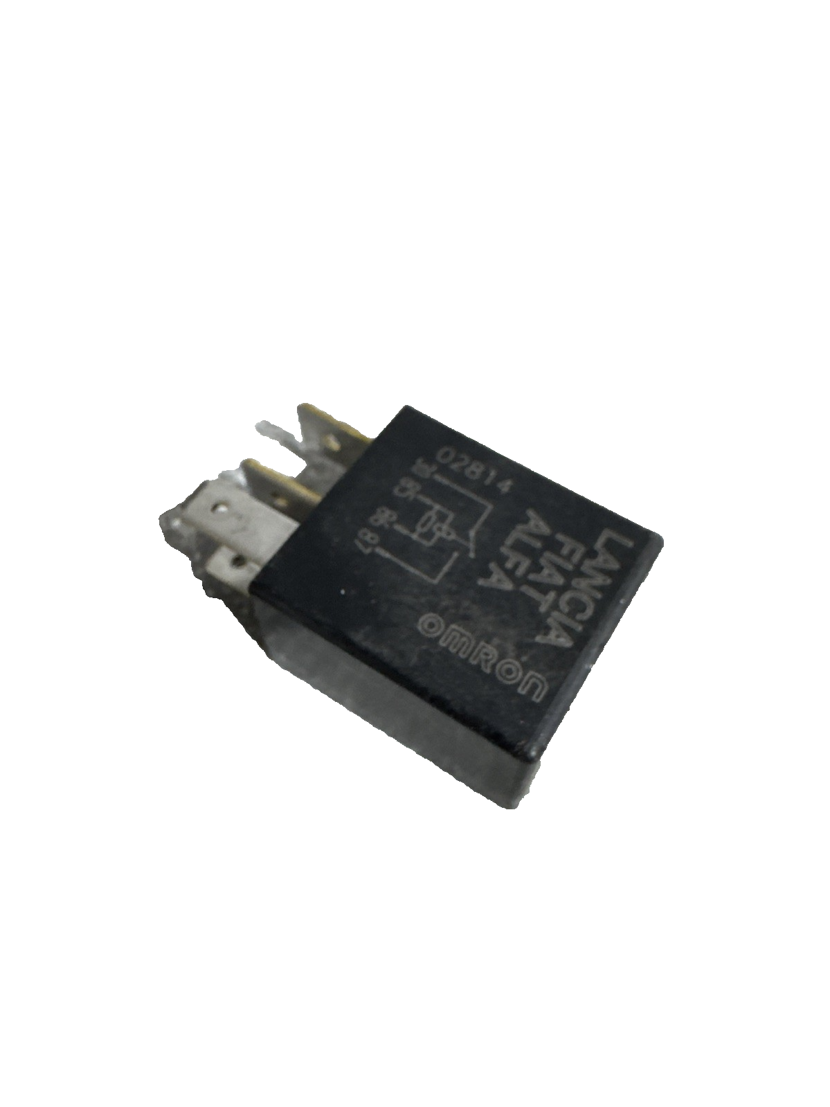 557-Fiat Alfa Lancia /09-17 4-Pin Black Relay 34F231003 Omron 1/11297/87 12V 20A