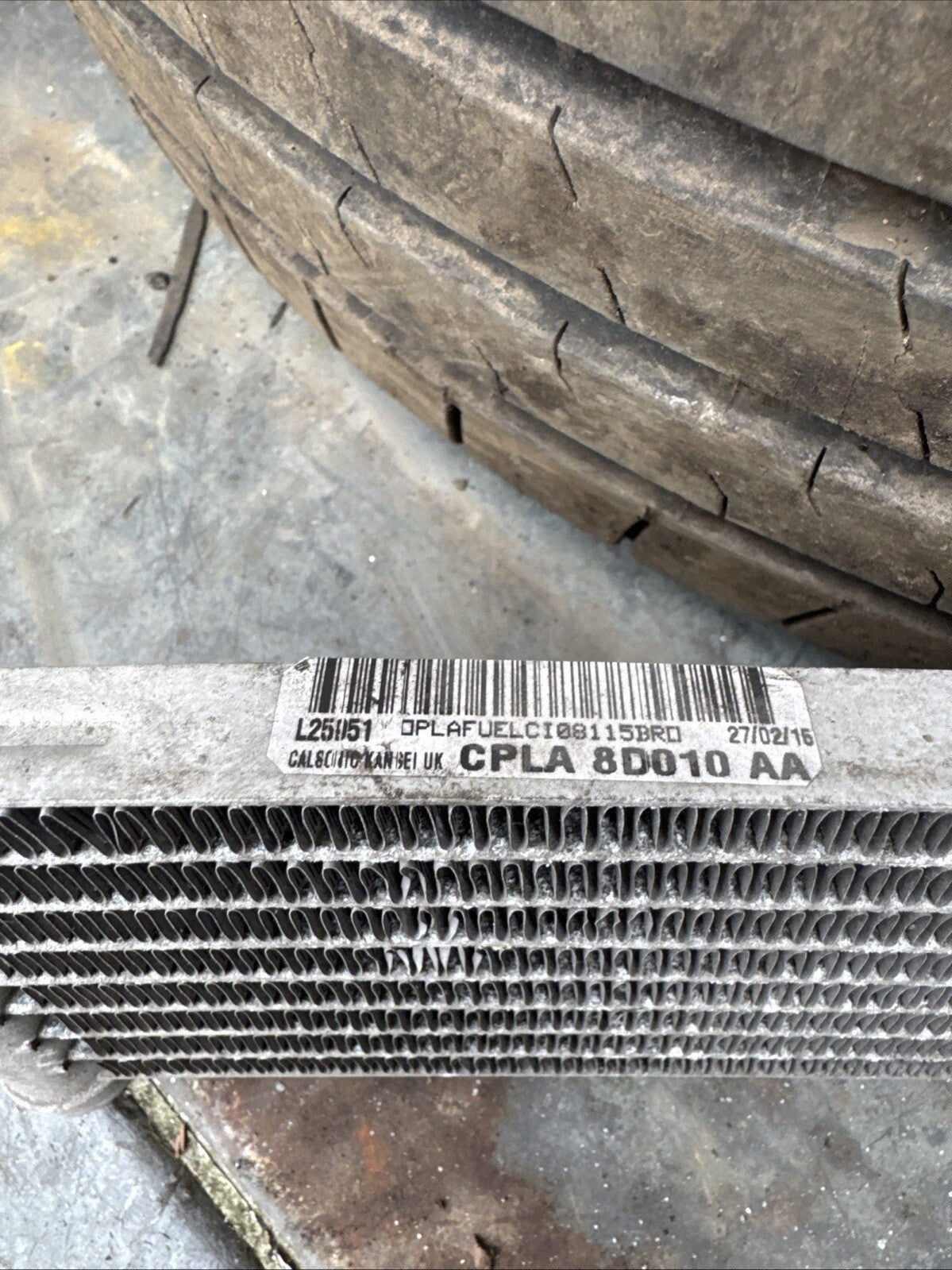 RANGE ROVER SPORT L494 2015 AUXILIARY COOLING RADIATOR CPLA8D010AA