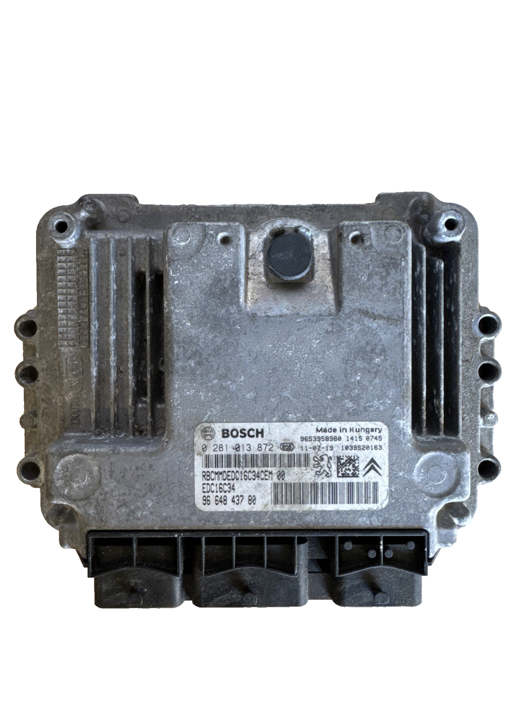2012 PEUGEOT 308 1.6 HDI DIESEL ENGINE CONTROL UNIT 9664843780