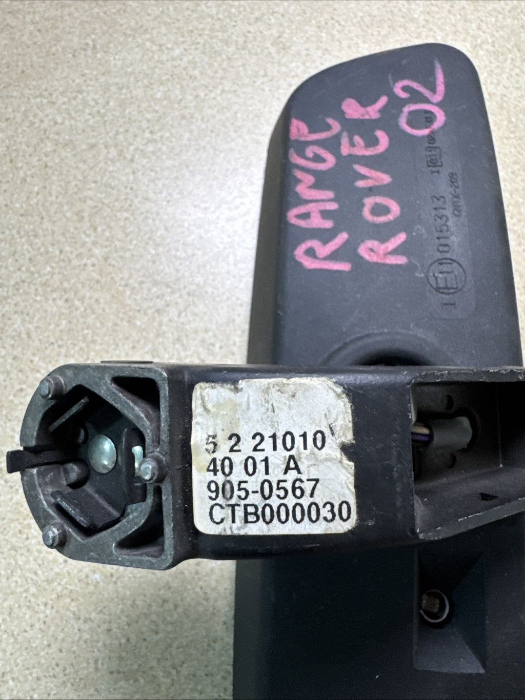 Range Rover L322 02-06 Rear View Mirror Auto Dim And Sensor Slim CTB000030 (J)