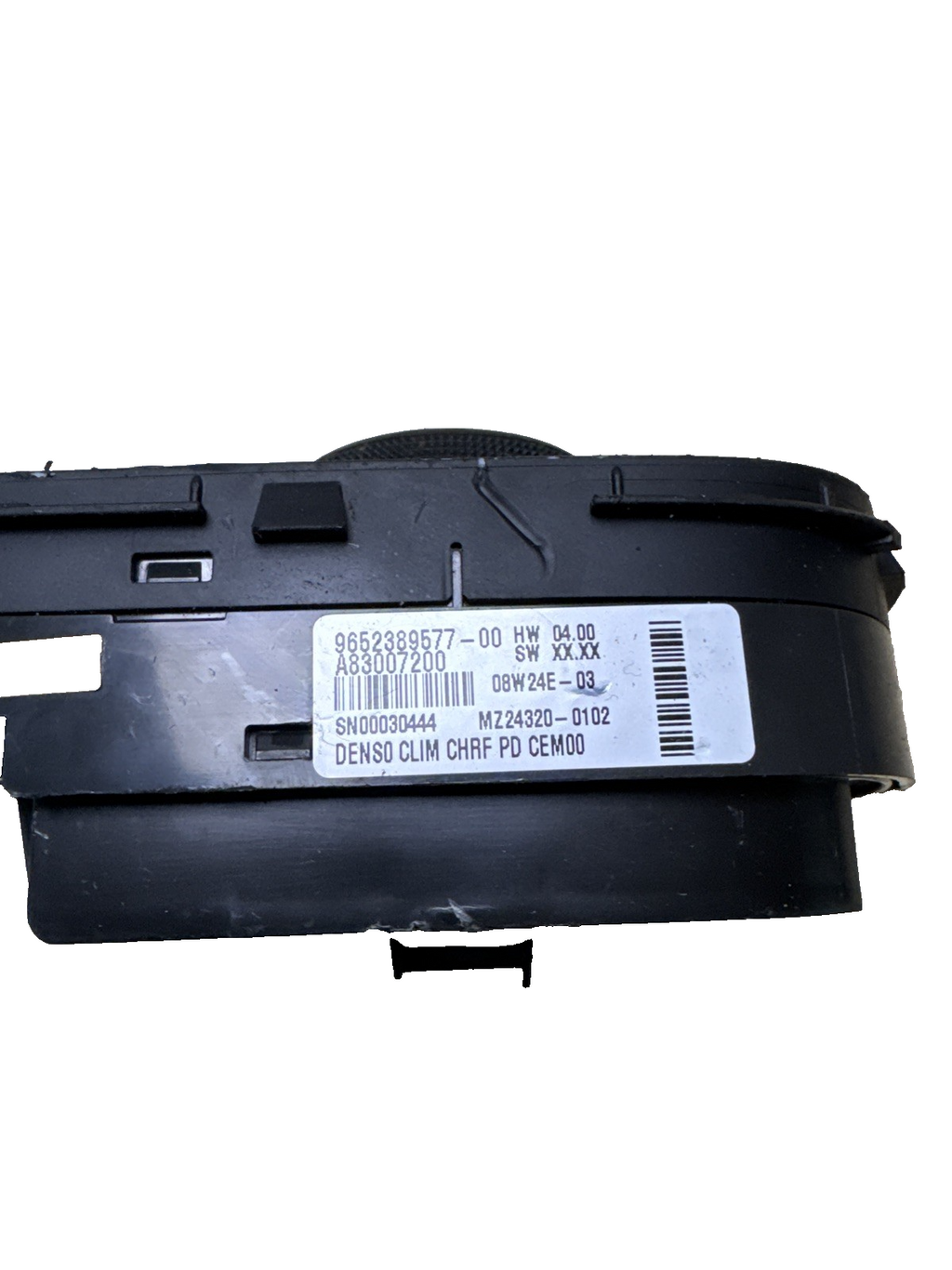 CITROEN C4 PICASSO 2008 HEATER CONTROL 9652389577