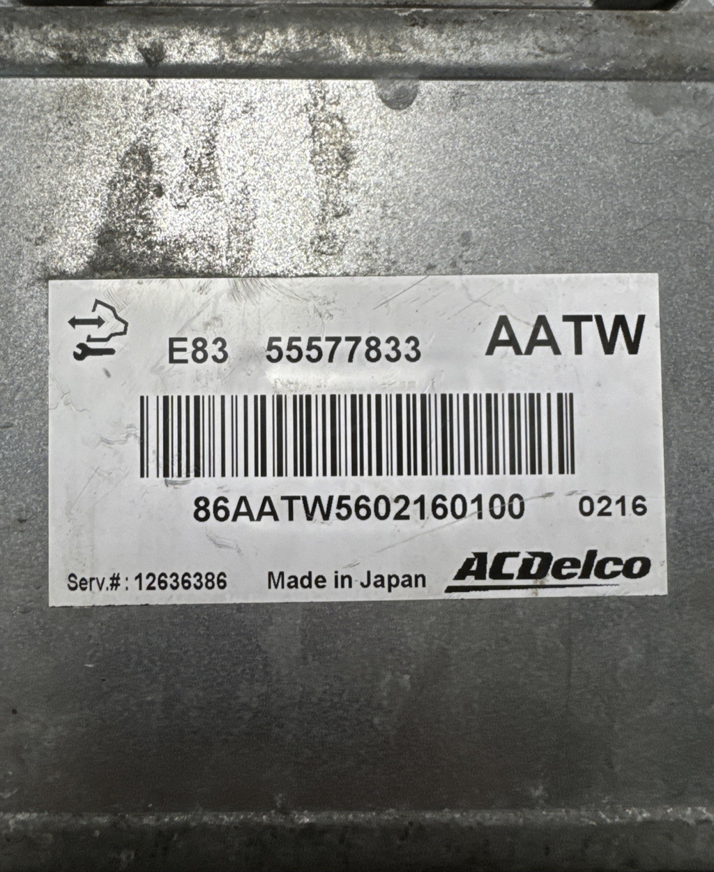 VAUXHALL CORSA D 2010 1.3 CDTi ENGINE ECU 55577833 AATW