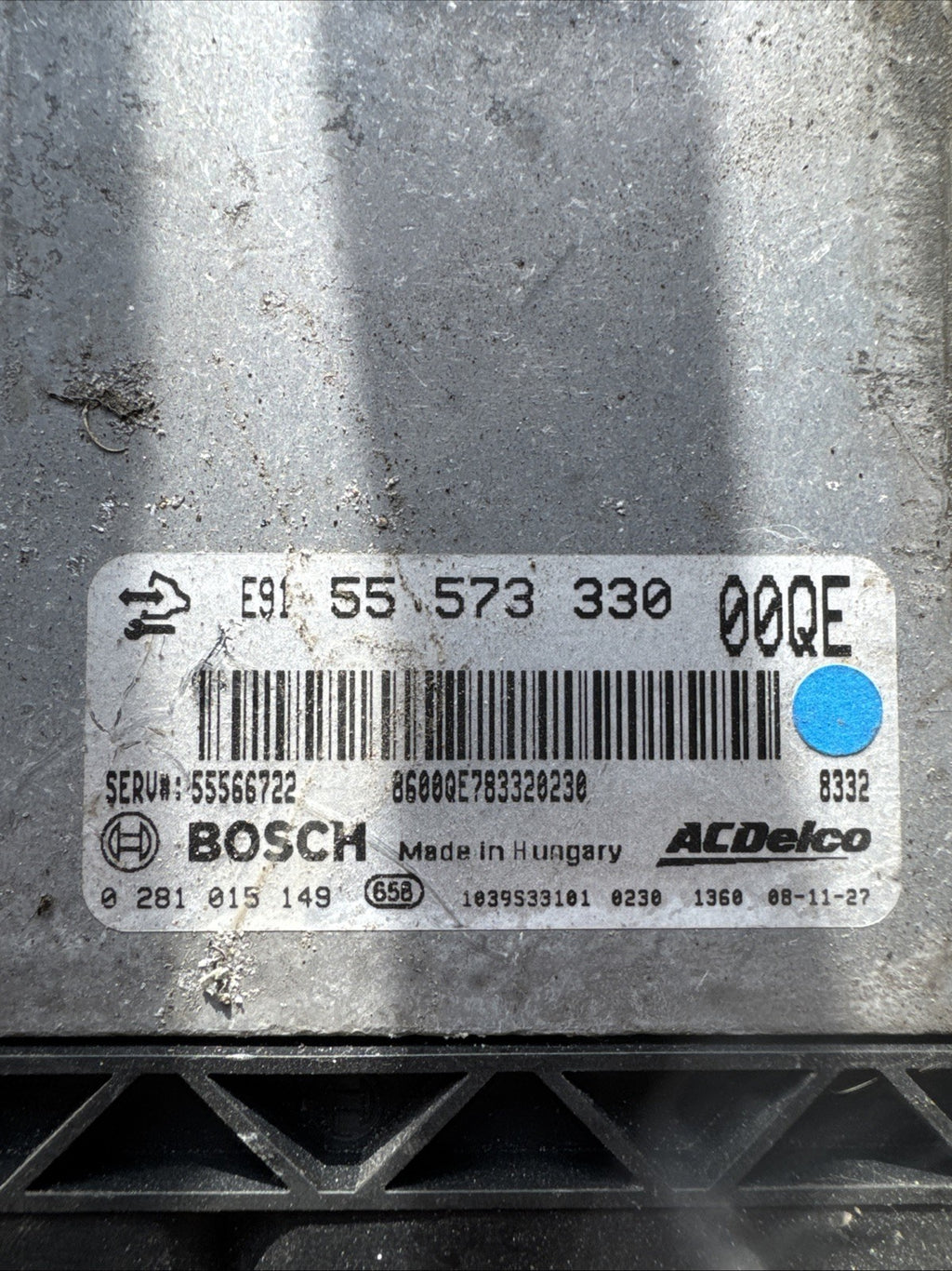 2009 OPEL VAUXHALL INSIGNIA 2.0 DIESEL ENGINE CONTROL UNIT ECU GENUINE 55573330