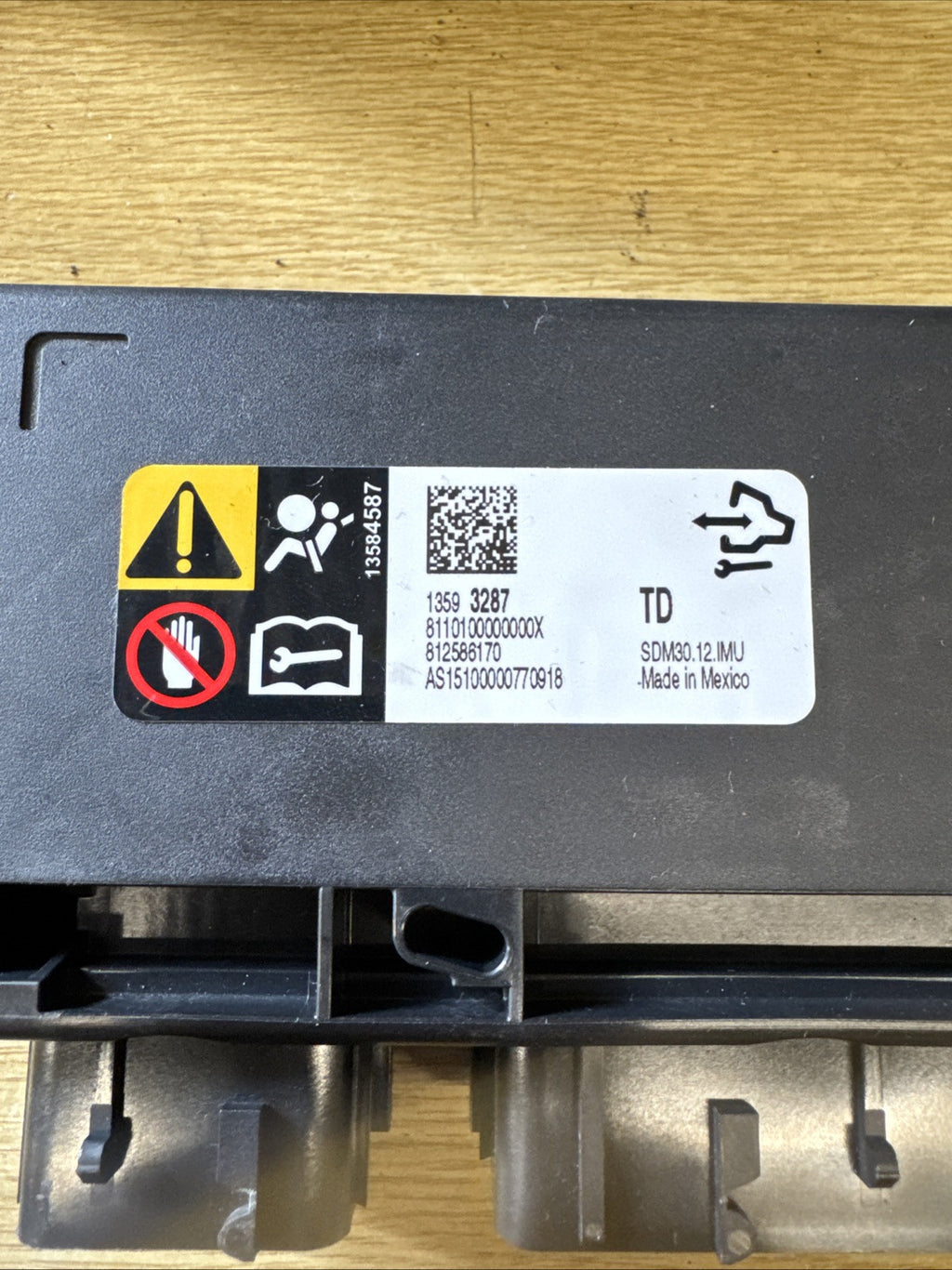 Vauxhall Corsa E VXR 15-19 3Dr A!rbag Module 13593287