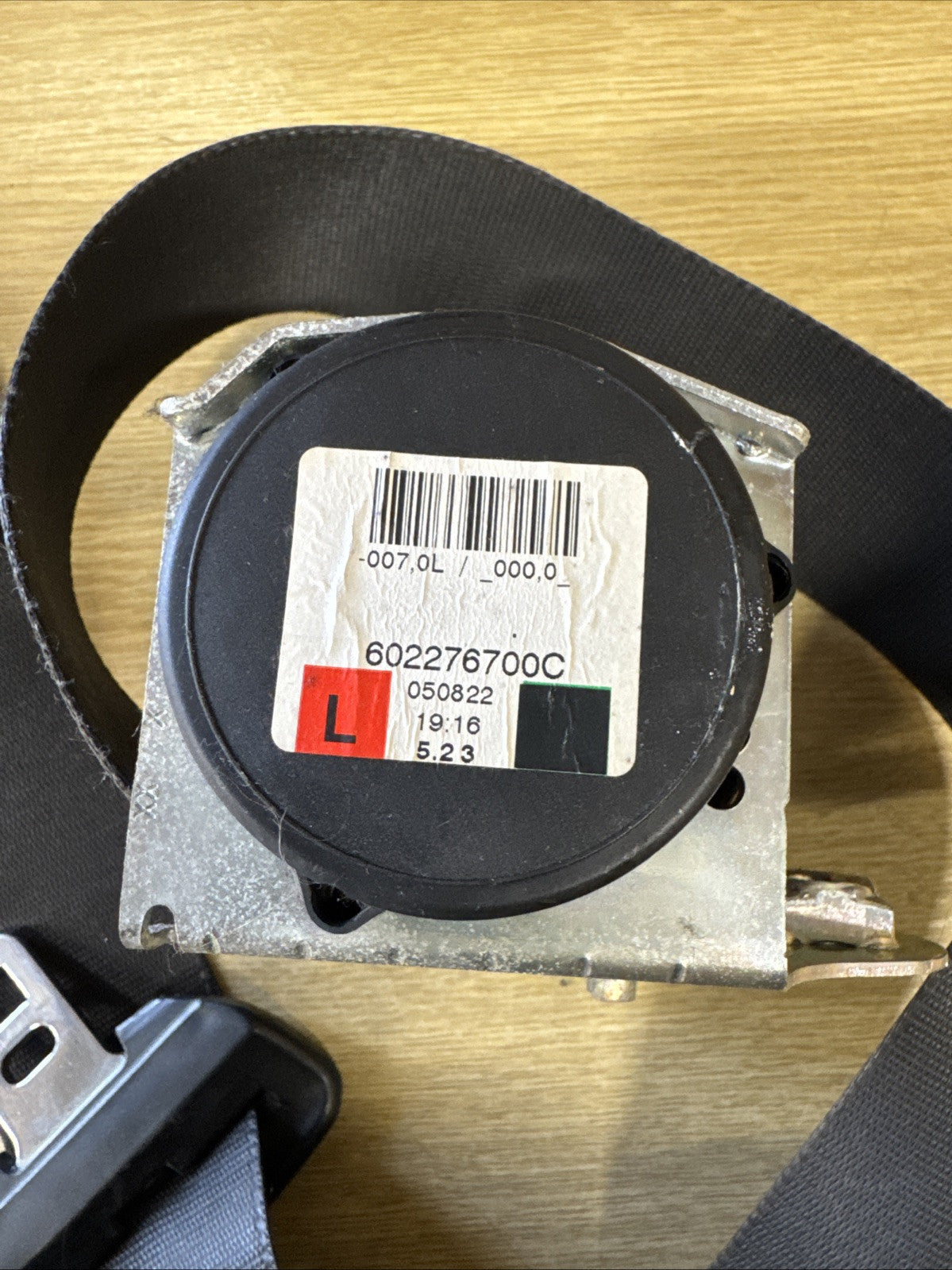 LAND ROVER DISCOVERY 3 TDV6 2006 SEAT BELT PASSENGER FRONT LEFT 602276700c